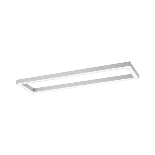 Stropní svítidlo LED PURE Lines, 110 x 30 cm, stříbrná, CCT, dálkové ovládání Pouze Dnes