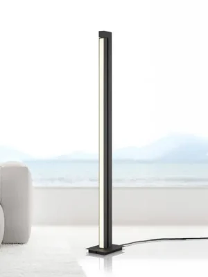 Stojací lampa LED PURE Lines, antracitová, dálkové ovládání, 140 cm Oblíbený