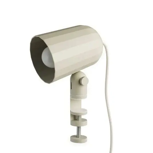 HAY Svorková lampa Noc Clip, bílá, kov, zástrčka, E14 Nejlepší Volba