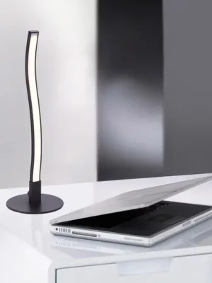 LED stolní lampa Wave 3 000K 30cm černá Rychlé Dodání