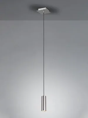 Závěsné svítidlo Marley matný nikl 1-light Zlevněný
