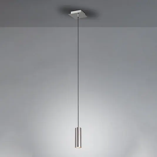 Závěsné svítidlo Marley matný nikl 1-light Zlevněný