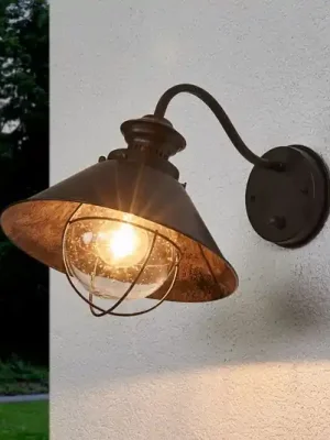 Zlevněný Venkovní nástěnné svítidlo Nautica oxidově hnědé