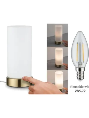 Speciální Cena Paulmann stolní lampa Pinja mosaz/opálová