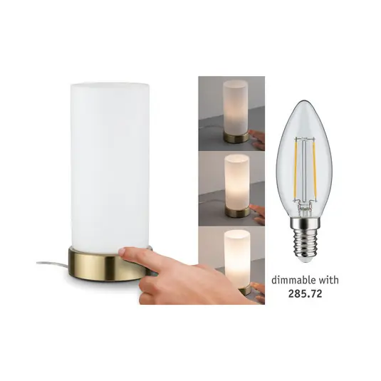 Speciální Cena Paulmann stolní lampa Pinja mosaz/opálová
