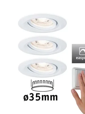 Finální Výprodej Paulmann Nova mini Plus LED easydim 3ks bílá