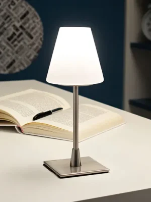 Speciální Cena Stolní lampa Lucy LED s dotykovým stmívačem, chrom