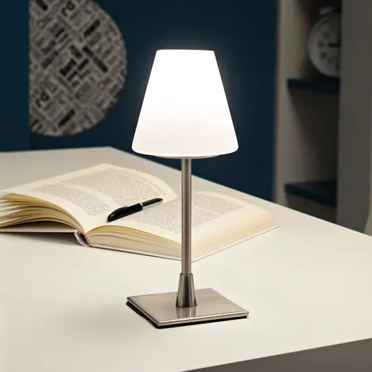 Speciální Cena Stolní lampa Lucy LED s dotykovým stmívačem, chrom