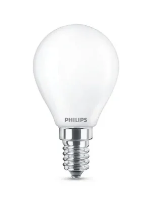Nejprodávanější Philips Classic LED žárovka E14 P45 6,5W 2700K mat