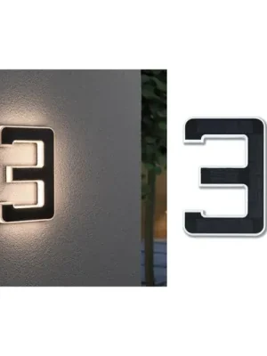 Autentický Paulmann LED solární číslo domu 3