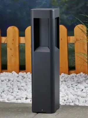 Podstavné svítidlo Lucande LED Annika, antracit, kov, 50 cm Rychlé Dodání