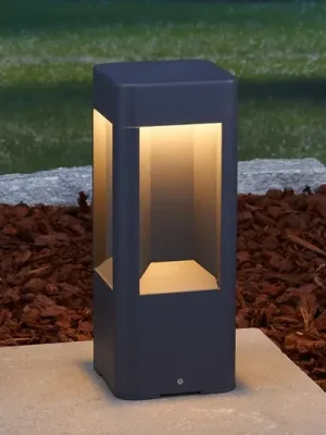 Nová Kolekce Lucande LED podstavné svítidlo Annika, antracit, kov, 30 cm