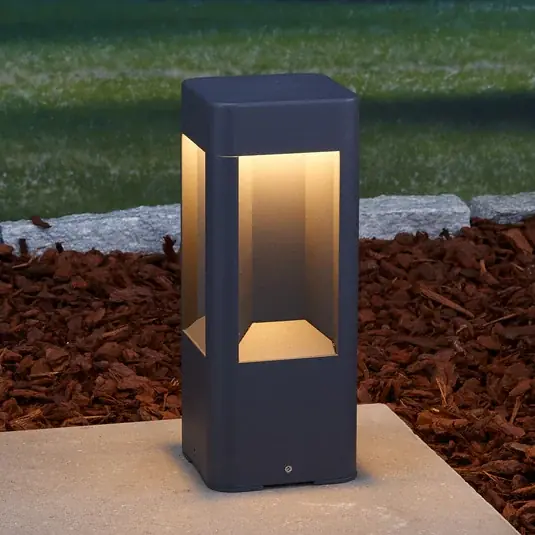 Nová Kolekce Lucande LED podstavné svítidlo Annika, antracit, kov, 30 cm