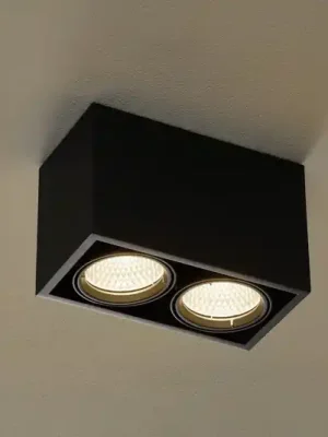Aktuální Arcchio Cirdan LED stropní svítidlo, 2 světla, černé