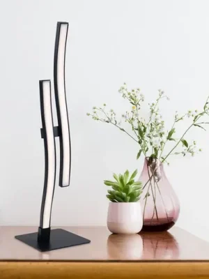 LED stolní lampa Onda, dva zdroje Aktuální