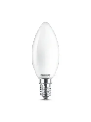 Aktuální Philips Classic LED žárovka E14 B35 6,5W 2700K mat
