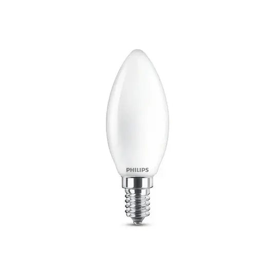 Aktuální Philips Classic LED žárovka E14 B35 6,5W 2700K mat
