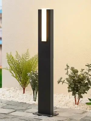 Cenově Výhodný LED osvětlení cesty Lucande Virgalia, 65 cm, IP65, antracitová barva