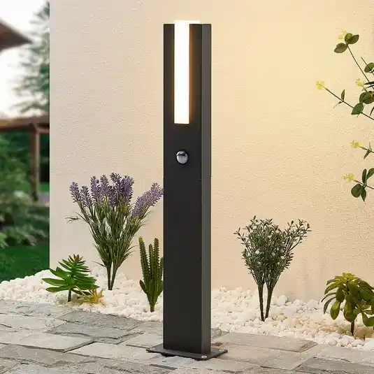 Projekční lampa Lucande Virgalia LED, detektor pohybu, 65 cm, IP54 Značkový