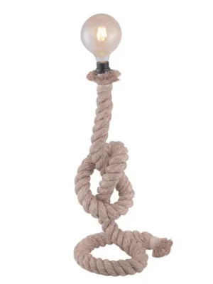 Stolní lampa Rope z tlustého lana Vrácení Zdarma