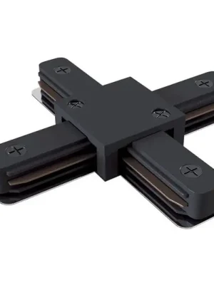 Kolejnice X-connector, 1-fázová kolejnice, černá Super Cena