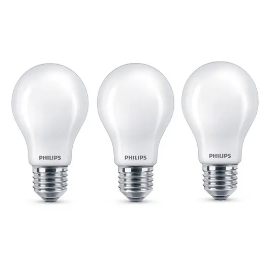 Vysoce Kvalitní Philips LED žárovka Classic E27 A60 7W 827 mat 3ks