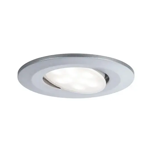 Výprodej Paulmann Calla, chrom, stmívatelné, otočné, 4 000 K, Ø 9 cm, balení po 10 ks