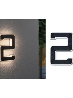 Dokud Zásoby Vydrží Paulmann LED solární číslo domu 2