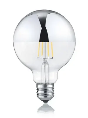LED žárovka globe E27 7W 2 700K zrcadlená hlava Speciální Cena