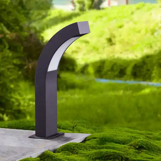 Odeslání Ihned Lucande LED podstavné světlo Lennik, 40 cm, antracit, kov