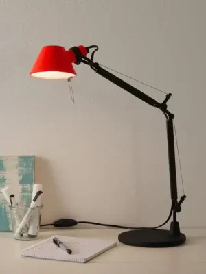 Artemide Tolomeo Micro Bicolour stůl černý/korálový Časově Omezené