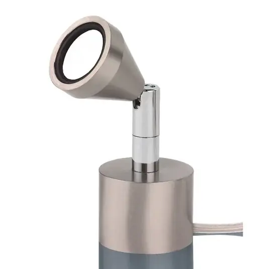Stolní lampa LED Mini, otočná, nikl, 5 000K Sleva