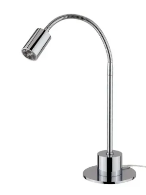 Vysoce Kvalitní Lesklá chromovaná stolní lampa LED Karen