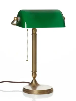 Aktuální Ručně vyrobená bankéřská lampa JIVAN