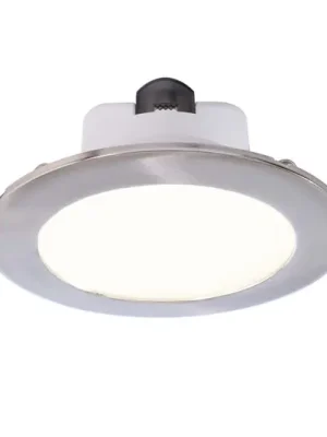 Koupit Online LED vestavné stropní svítidlo Acrux, Ø 15 cm, stříbrný mat, CCT