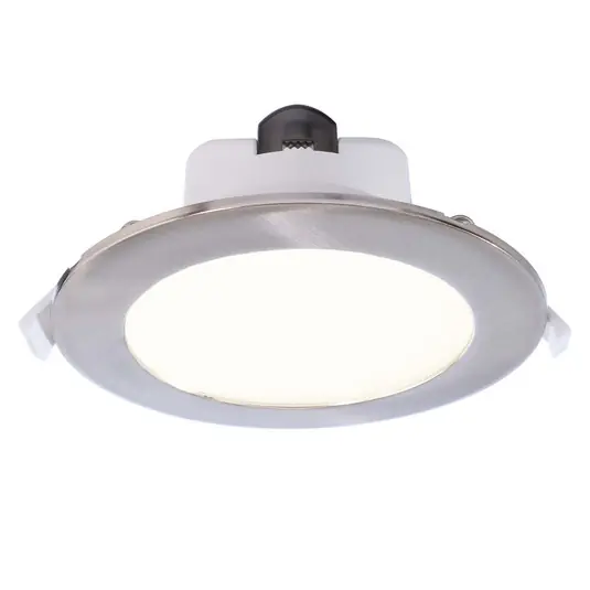 Koupit Online LED vestavné stropní svítidlo Acrux, Ø 15 cm, stříbrný mat, CCT