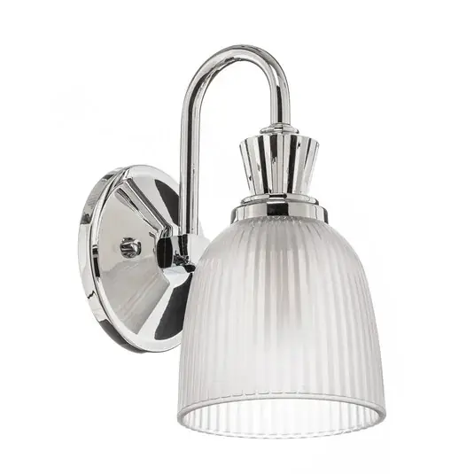 LED koupelnové světlo nástěnné Cora, 1žárovkové, IP44, sklo Ověřený