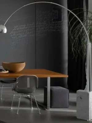 Pouze Dnes FLOS LED stojací lampa Arco, chrom, výška 240 cm