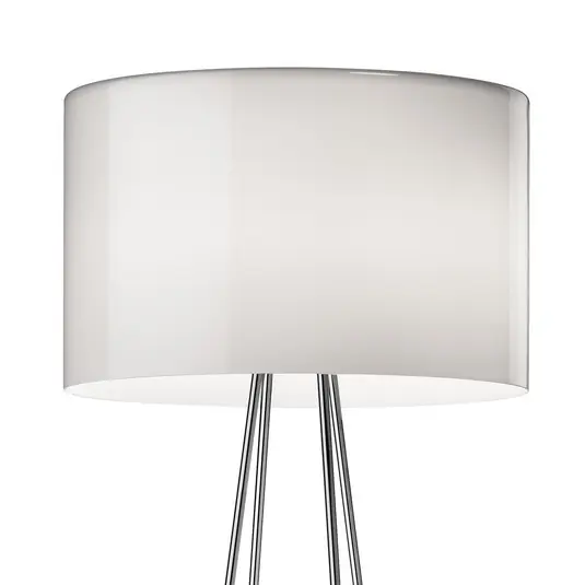 FLOS RAY F2 - Stojací lampa s transparentním skleněným stínidlem Super Cena