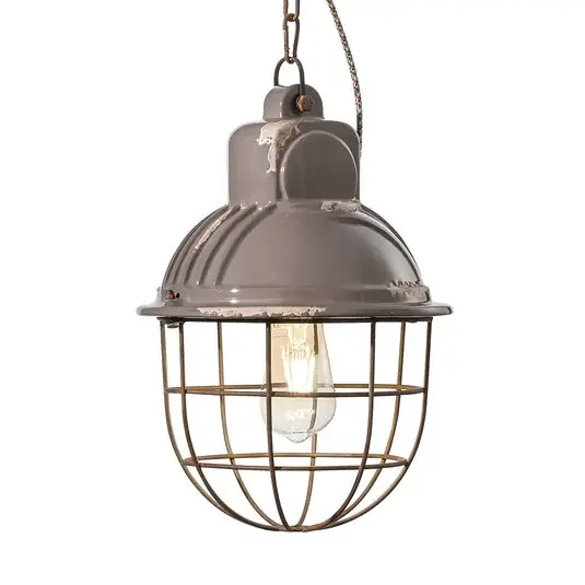 Závěsné světlo C1770 industriální design holubí Originální