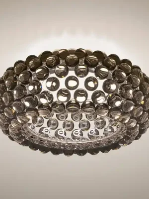 Super Cena Foscarini Caboche Plus LED stropní světlo šedá