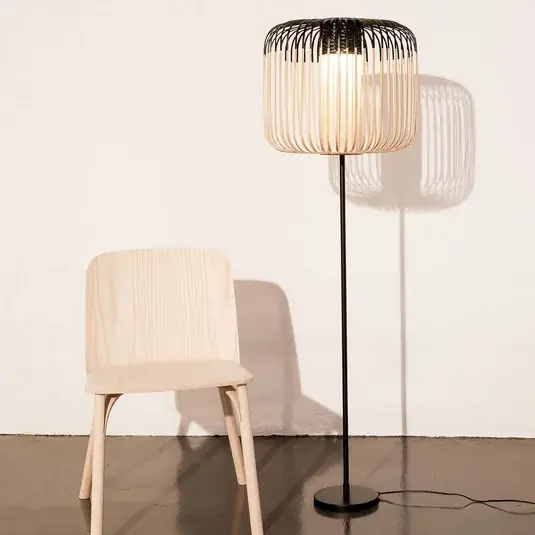 Forestier Bamboo Light stojací lampa 1 zdroj černá Časově Omezené