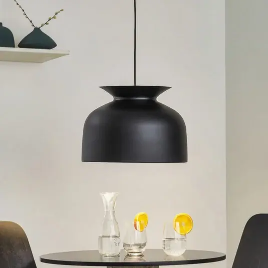 Nízká Cena GUBI Ronde závěsné světlo Ø 40 cm, černá