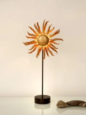 Vysoce Kvalitní Stolní lampa LED Slunce zlatá