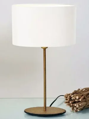 Stolní lampa Mattia oválné stínidlo bílá Omezená Nabídka