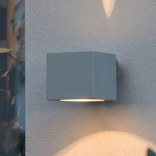 Modena Square venkovní nástěnné, hranaté šedé Cenový Hit