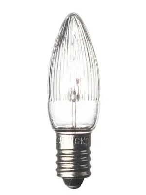 Oblíbený E10 2,5W 7V náhradní žárovky 3 ks tvar svíčky