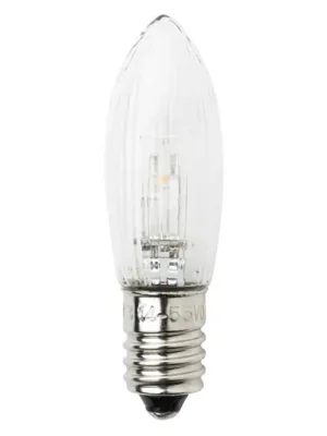 E10 0,3W 14-55V náhradní LED žárovky 3ks svíčka Autentický