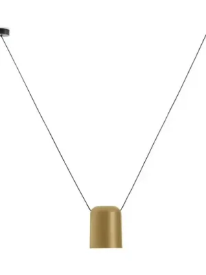 LEDS-C4 Attic nástěnné světlo válec Ø15cm zlatá Oblíbený