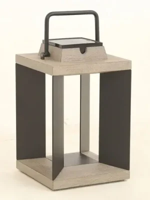Solární lucerna Teckalu, Duratek/hliník černá, 36,5 cm Expresní Doručení